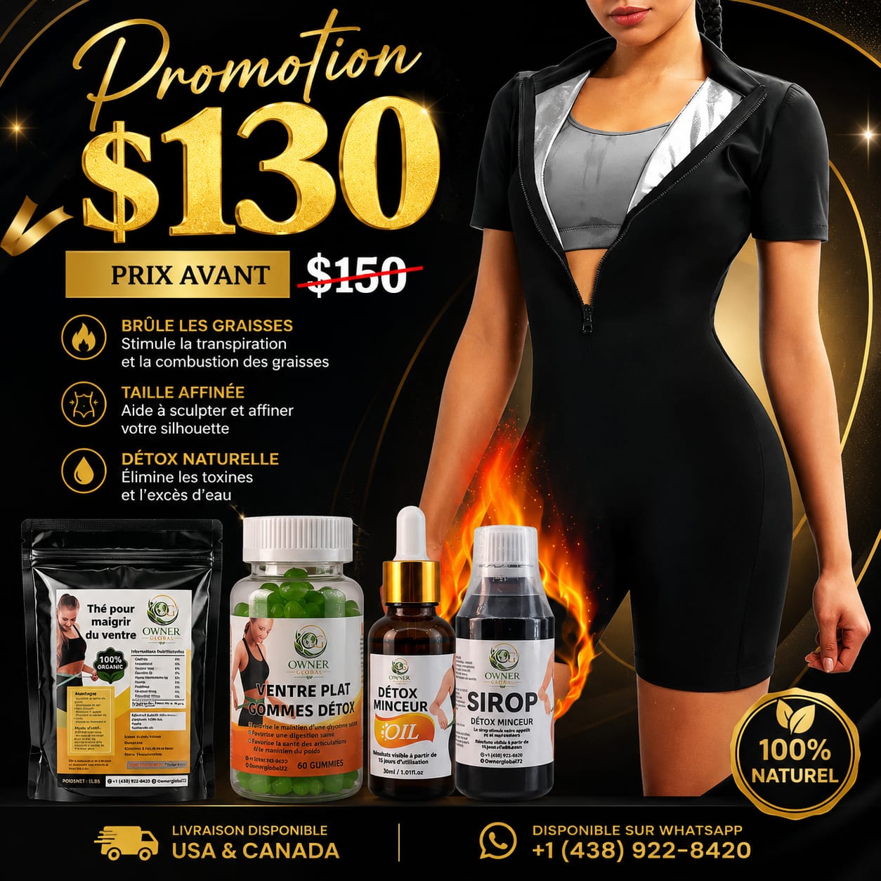 PROMOTION SPÉCIALE – Seulement 130 $